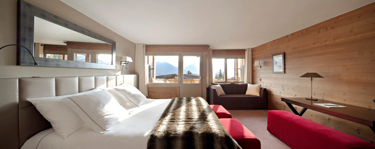 Junior Suite 30sqm with private balcony and mountain view, Verbier