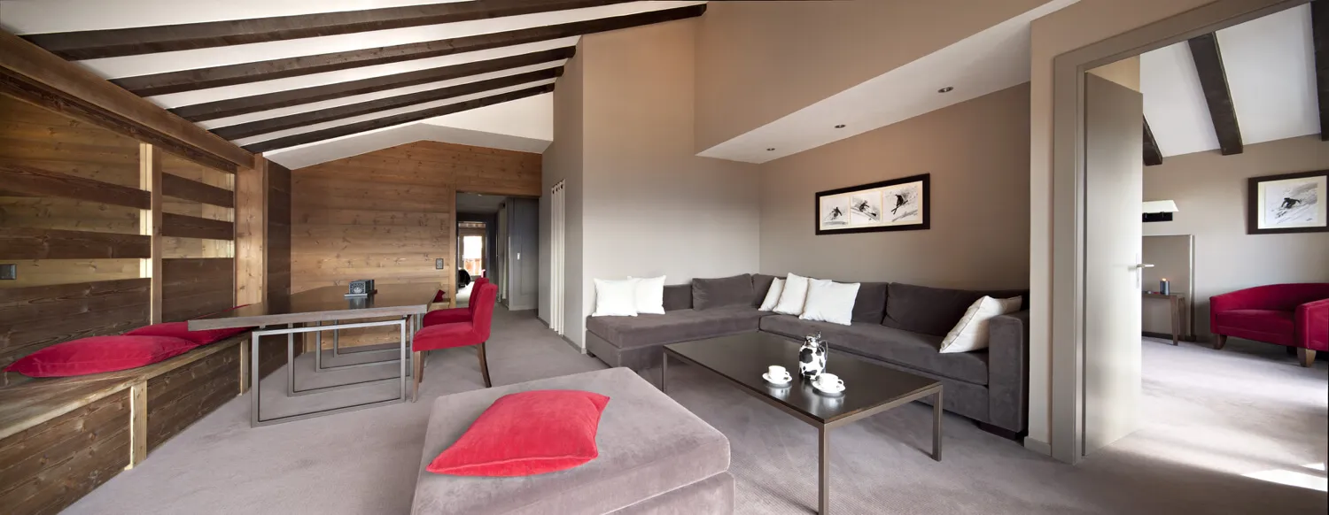 Penthouse top floor with panoramic Combin mountain views, Verbier