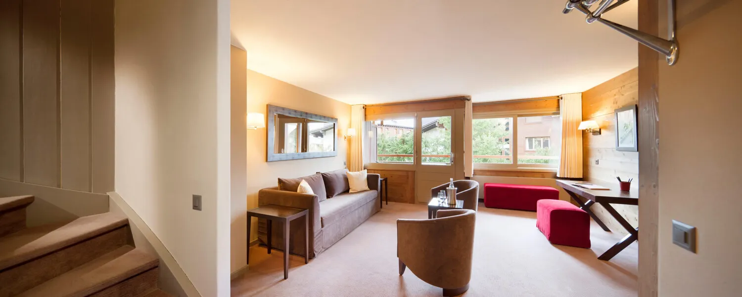 Senior Duplex 70sqm with living room and Combin mountain view, Verbier